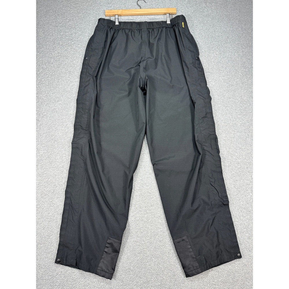 Mountain Equipment Pants Men's XL Black Gore-Tex Side Zip Snap Hiking Outdoor